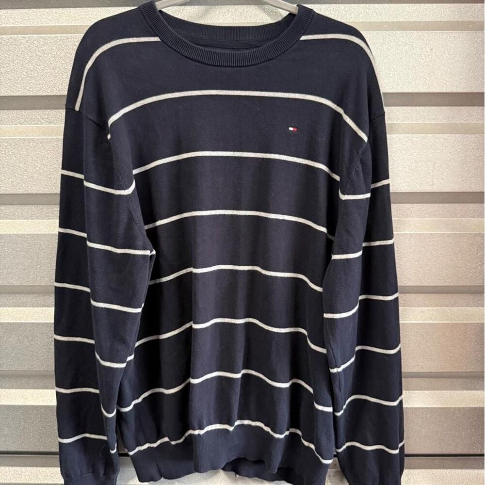 Tommy-hilfiger Men's Navy and Blue Jumper